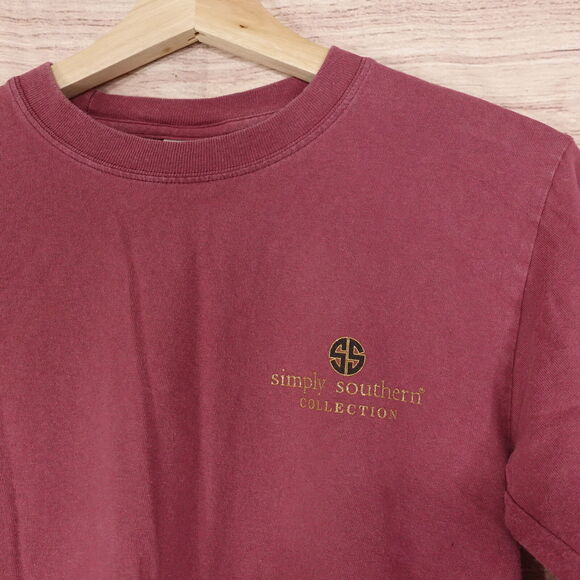 SIMPLY SOUTHERN COLLECTION BELIEVE IN MAGIC CHRISTMAS PUPPY LONG SLEEVE TSHIRT S - Picture 4 of 7